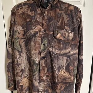 Men's Woodland Camouflage Shirt Jacket